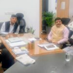 विभिन्न यूनियनों के पदाधिकारियों और महासंघ प्रतिनिधि मंडल कि बैठक का आयोजन किया गया