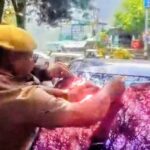 मसूरी पुलिस द्वारा नियमों का उल्लंघन करने वाले वाहन के विरुद्ध प्रभावी कार्रवाई, वाहन किया गया सीज